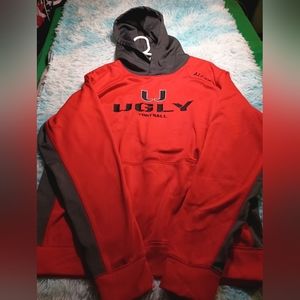 X grain pullover hooded sweatshirt